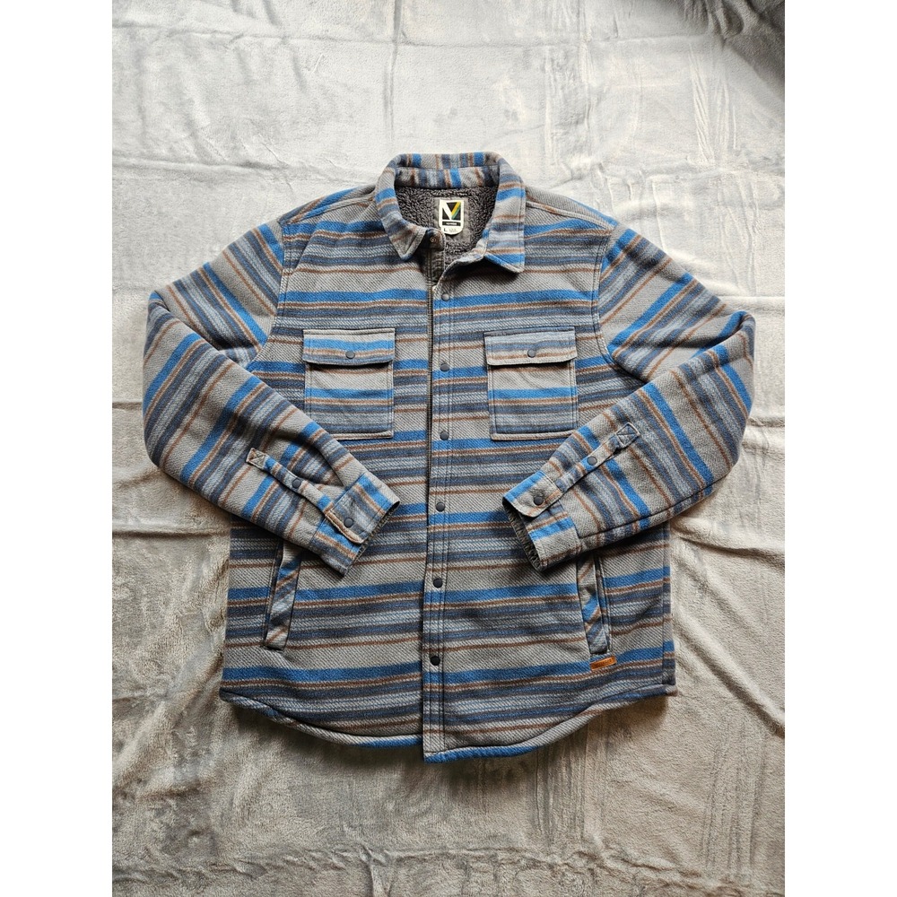 Voyager Shacket Men's Women's Size L Heavy Fleece Outerwear Inside Media Pockets